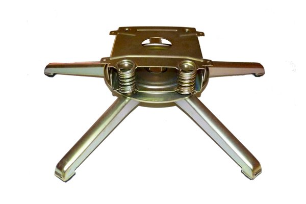 Pie giratorio para sillones , mecanismo de 5 patas y 4 muelles.